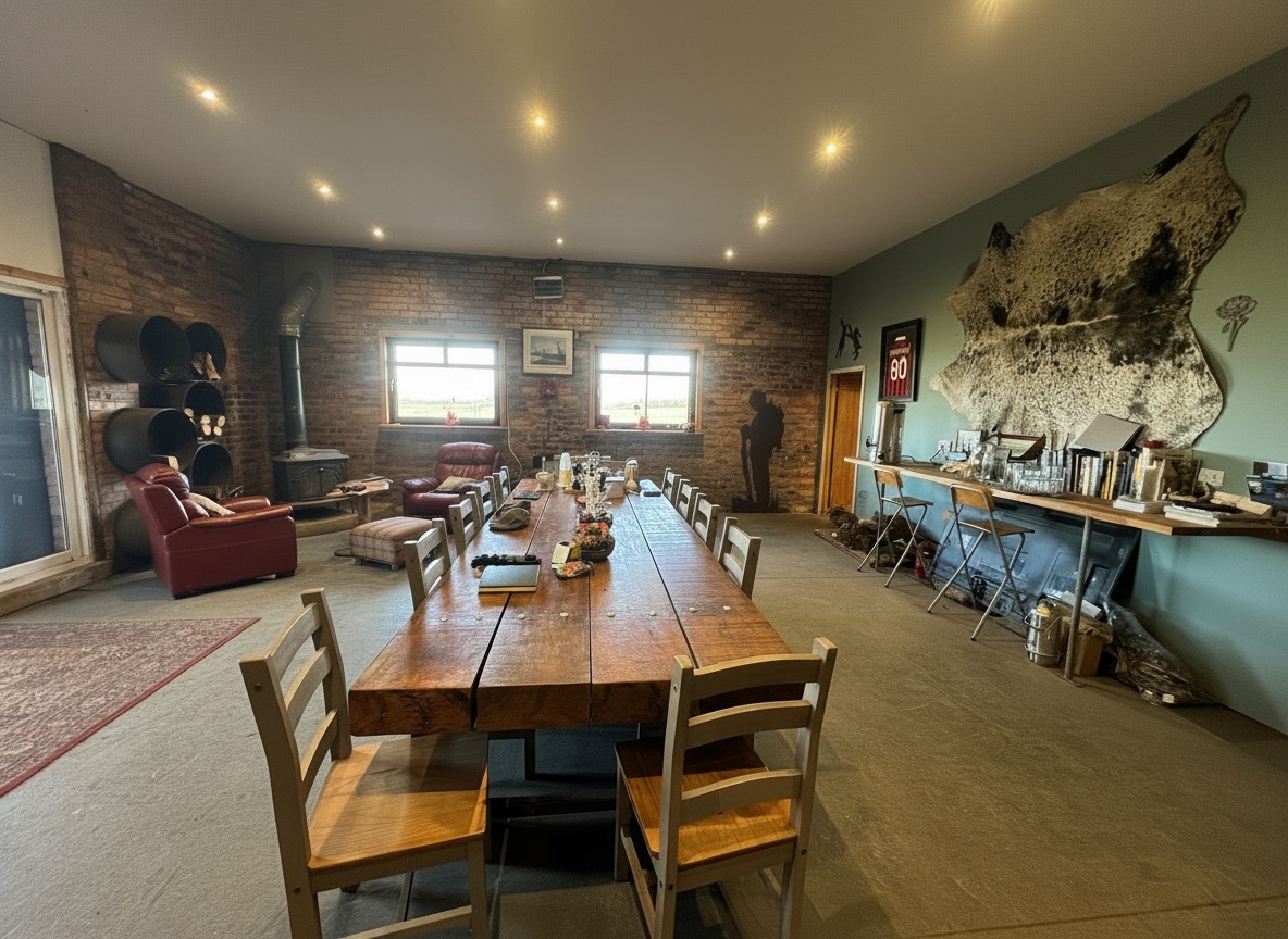 Elliott Clays shooting lodge at Birkhill Castle Estate, Fife